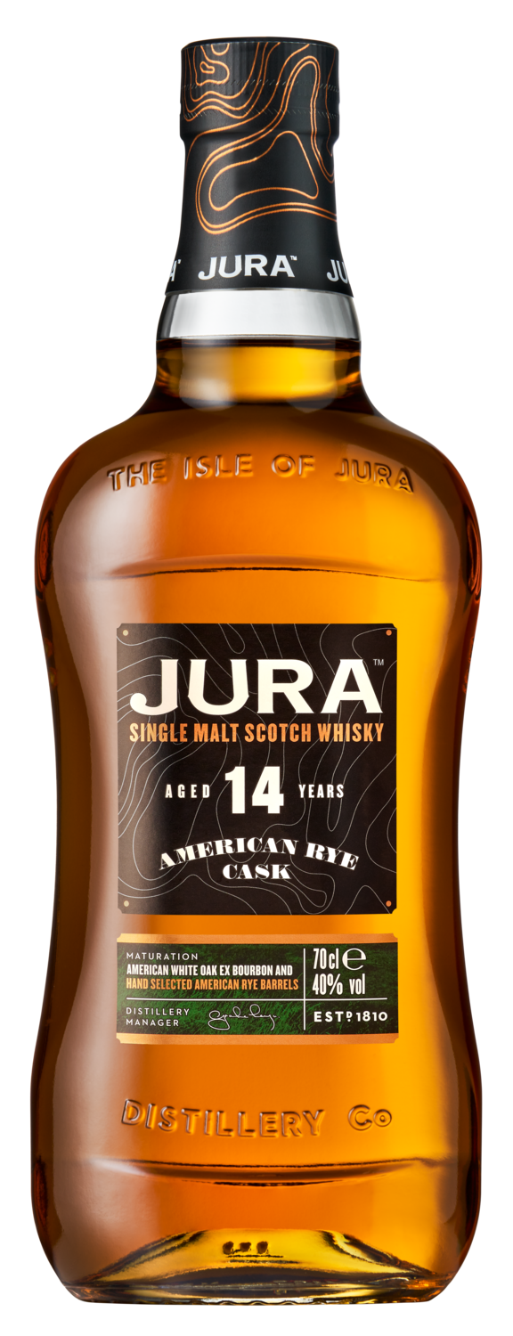 Medium Jura 14Yr American Rye Bottle Front