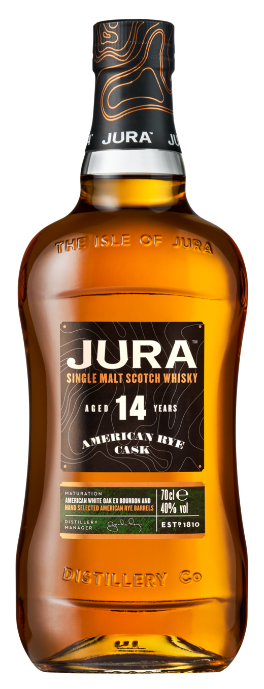 Medium Jura 14Yr American Rye Bottle Front