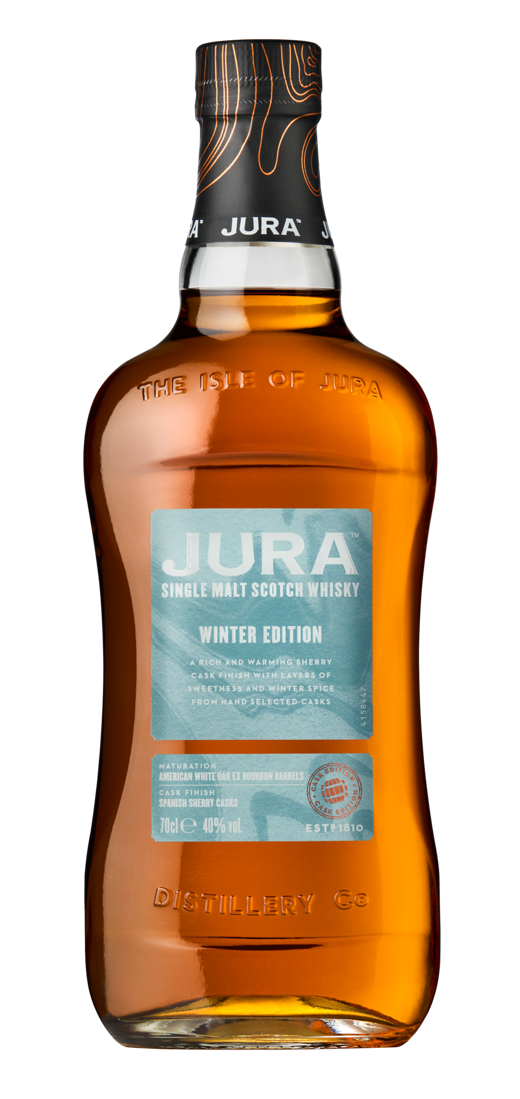 Large Jura Winter Edition 70Cl Bottle Transparent Bkground
